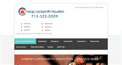 Desktop Screenshot of cheaplocksmithhouston.com